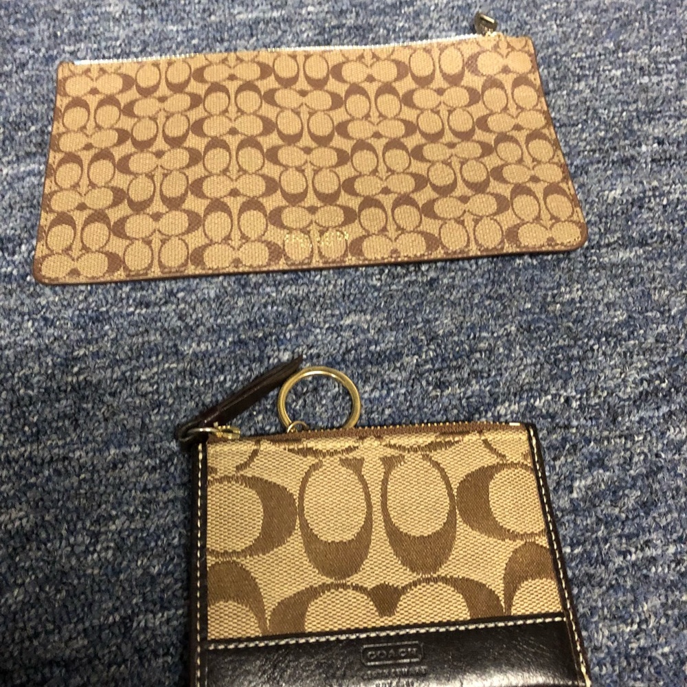 Coach key pouch
